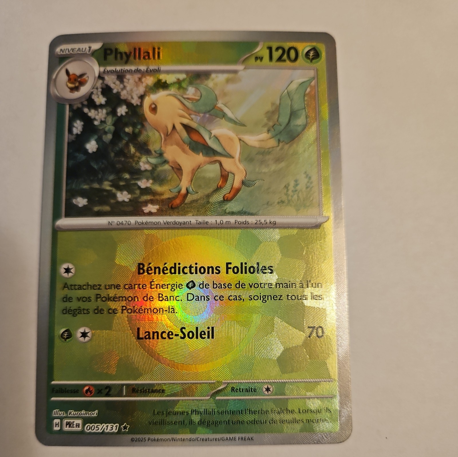 Pokemon Card - Phyllali Pokeball - 005/131 - Prismatic Evolutions - New FR