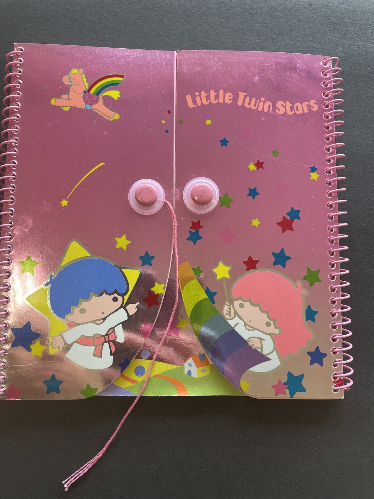New Vintage 1976 1984 Sanrio Little Twin Stars Notebook Lined New Vintage 1976 1984 Sanrio Little Twin Stars Notebook Lined