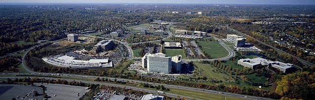 Photo:Northern Virginia Washington DC Aerial Panorama 1980s-2000s Skyline