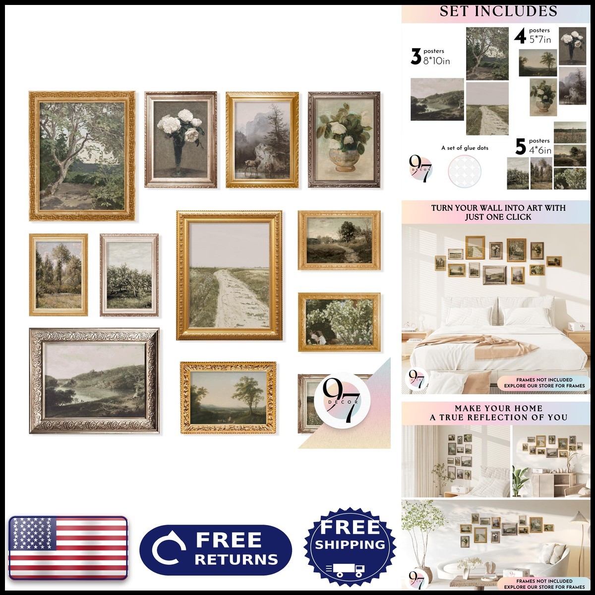 97 Decor French Country Wall Art Vintage Botanical Prints 12 Pcs Unframed 97 Decor French Country Wall Art Vintage Botanical Prints 12 Pcs Unframed