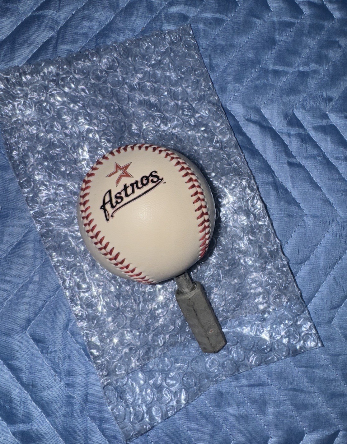 NEW Vintage MLB 2004 Houston Astros Rawlings Baseball Beer Tap Handle Kegerator