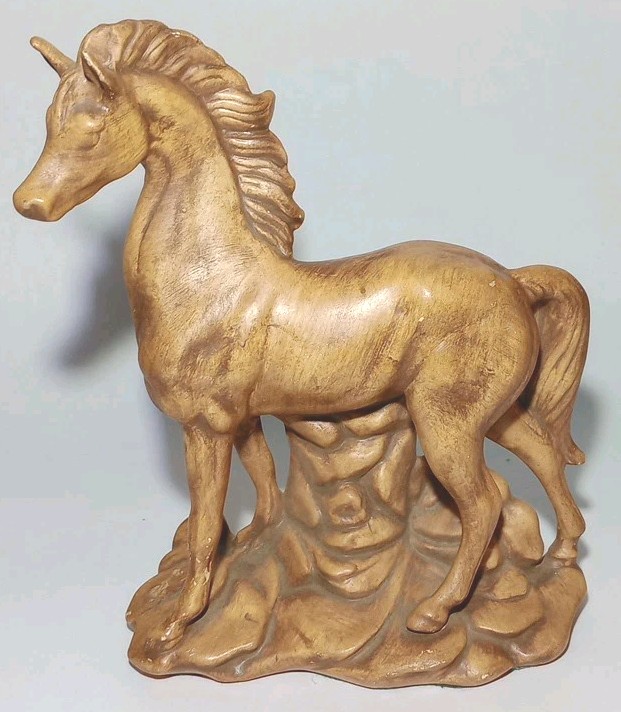 Vintage Maddux of California #860 Ceramic Horse Figurine Tan Brown Mid Century