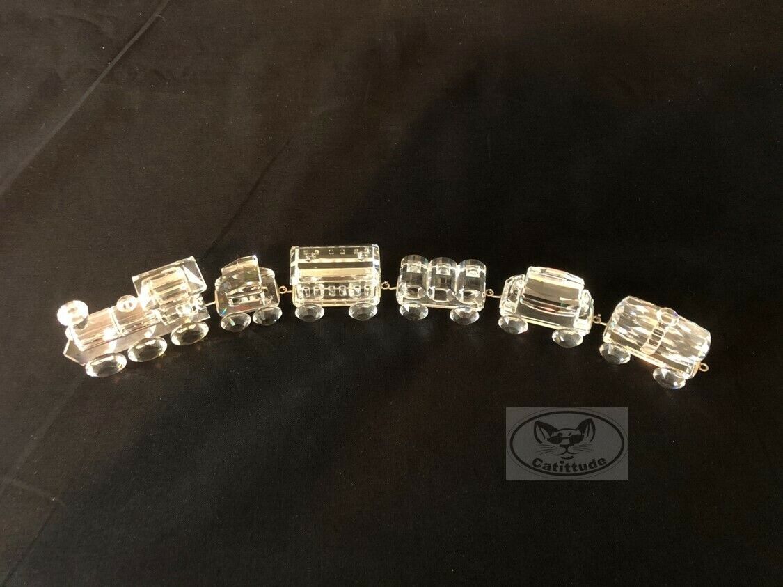 Swarovski Crystal – 6 Piece Train Set (A 7471 NR 000 001-6) – Logo Mint