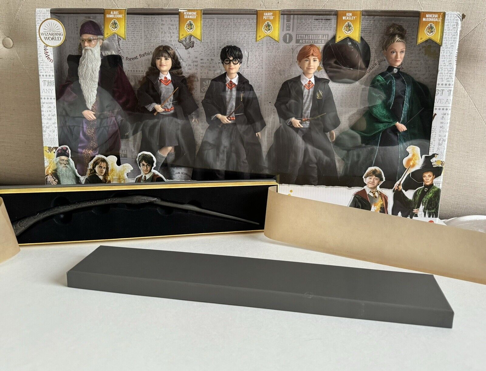 Wizarding World Harry Potter 5-Piece 10-Inch Figure Set With Bella Trix Wand