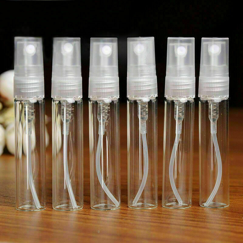 5pcs/Lot 5ml Glass Empty Refillable Pump Spray Bottle Perfume Travel  Sales