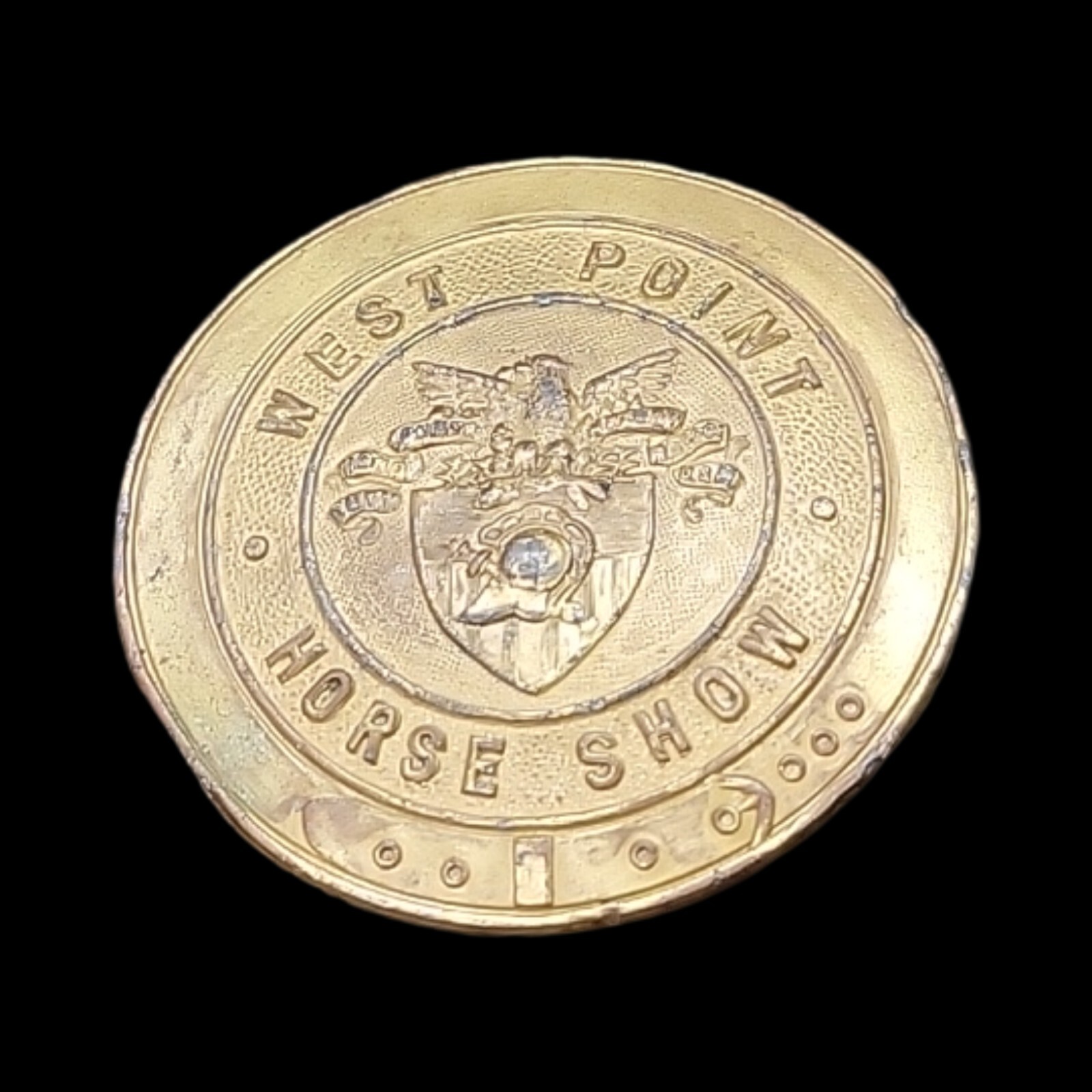 1938 West Point Horse Show Medal AWARD Rosette From Ribbon