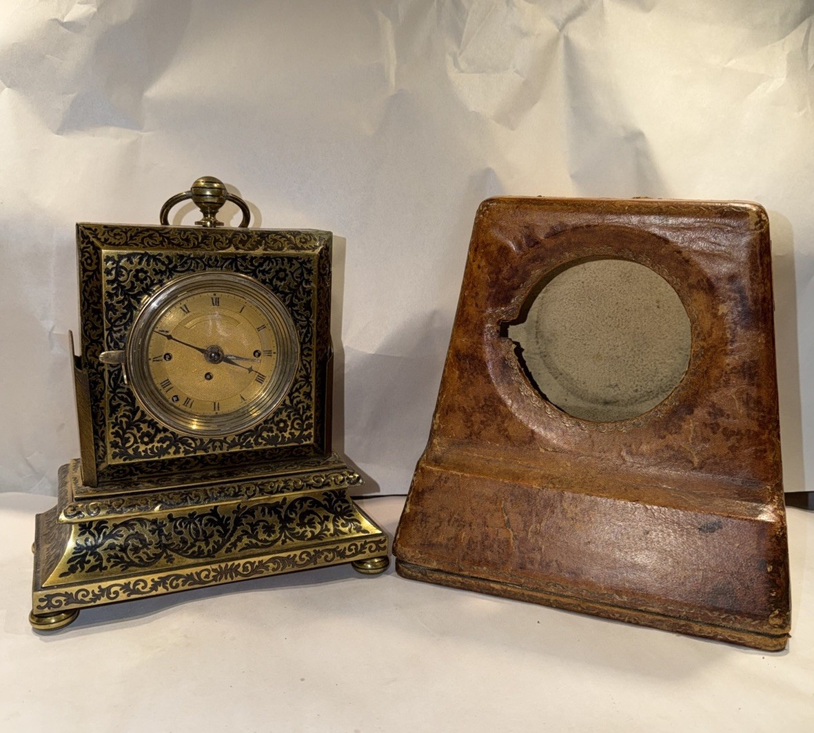 Rare Antique 18th Century Austrian Fusee Repeater Traveler’s Carriage Clock