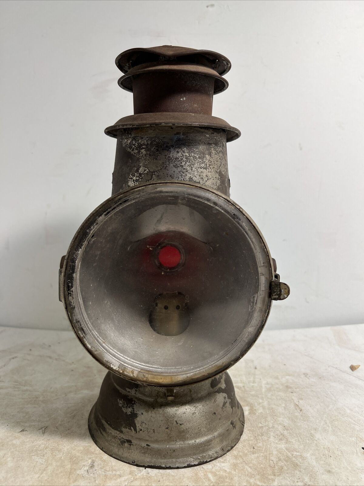 Vintage Dietz Tubular Driving Lantern Fluid Lamp Light Model T Buggy M Lantern