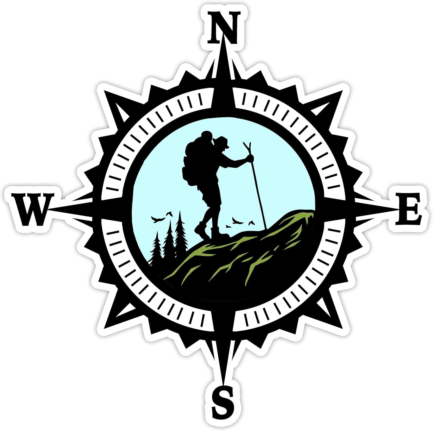 Nautical Star Hiker Decal /  / Buy 2 Get 1 FREE