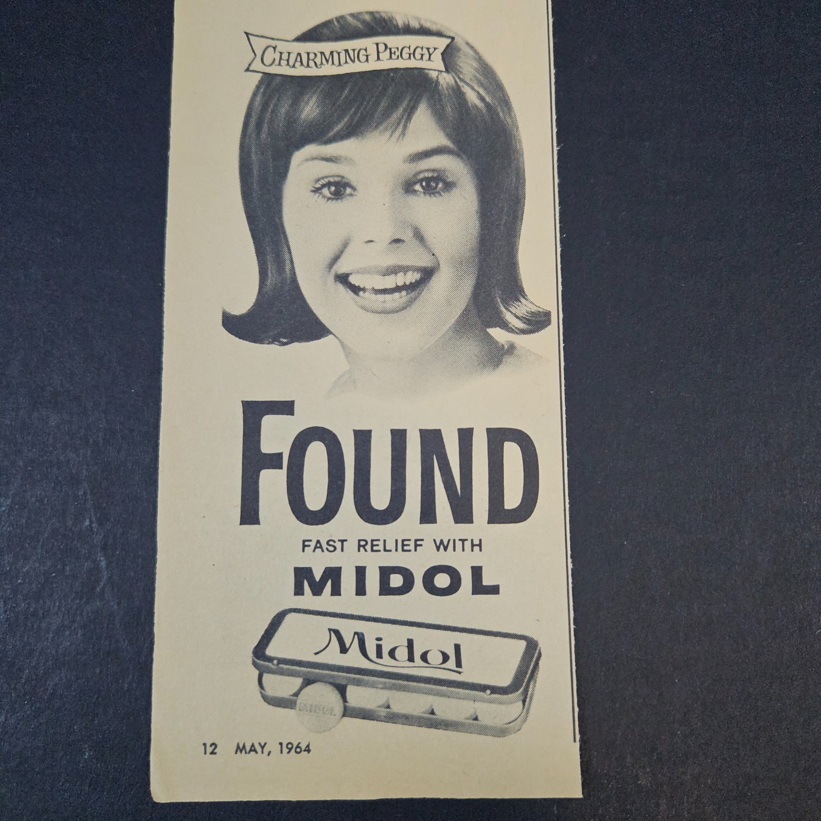 1964 Midol Vintage Print Ad Poor Charming Peggy Periodic Pain Relief New York 1964 Midol Vintage Print Ad Poor Charming Peggy Periodic Pain Relief New York