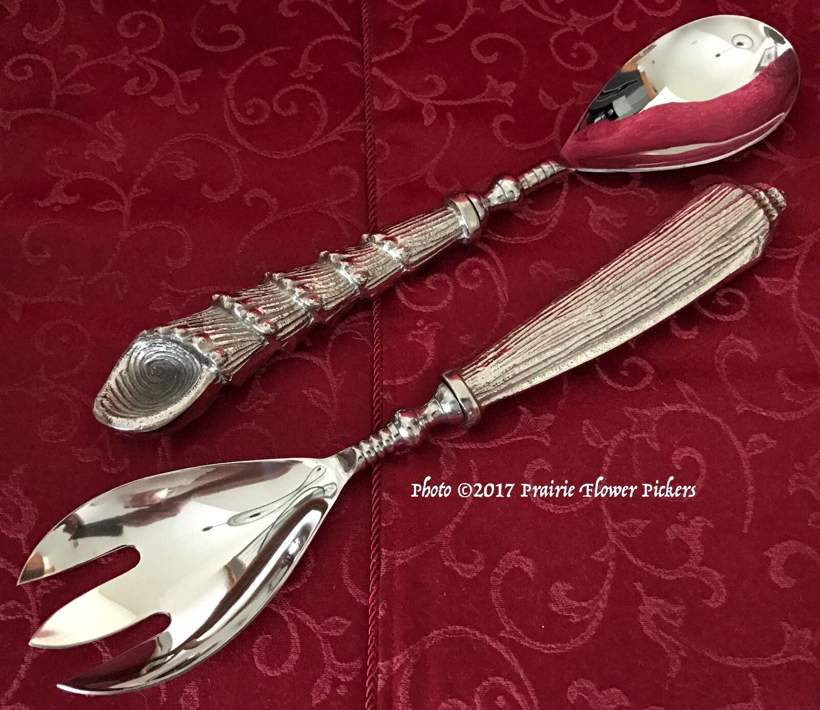  Julia Knight Shell 2-piece Salad Server Set - Retired - Great for beach house