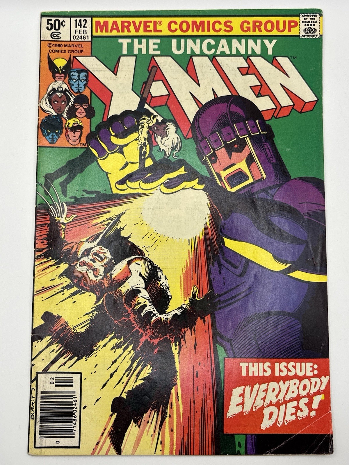 Uncanny X-Men #142 Marvel 1981 Days of Future Past Newsstand Wolverine Sentinel