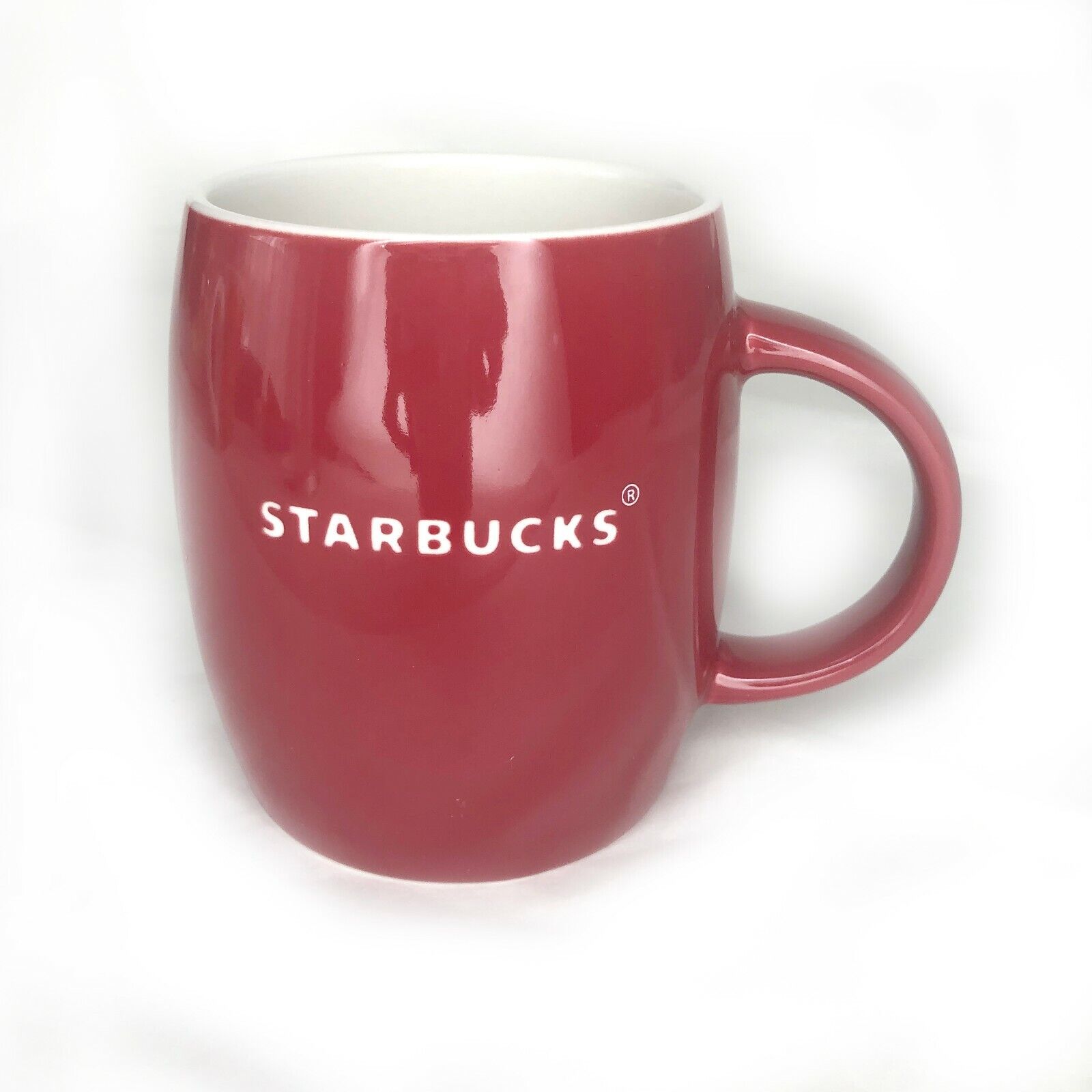 Starbucks Collector Series Rare 2011 Fire Engine Red Coffee Mug Laser Engraving