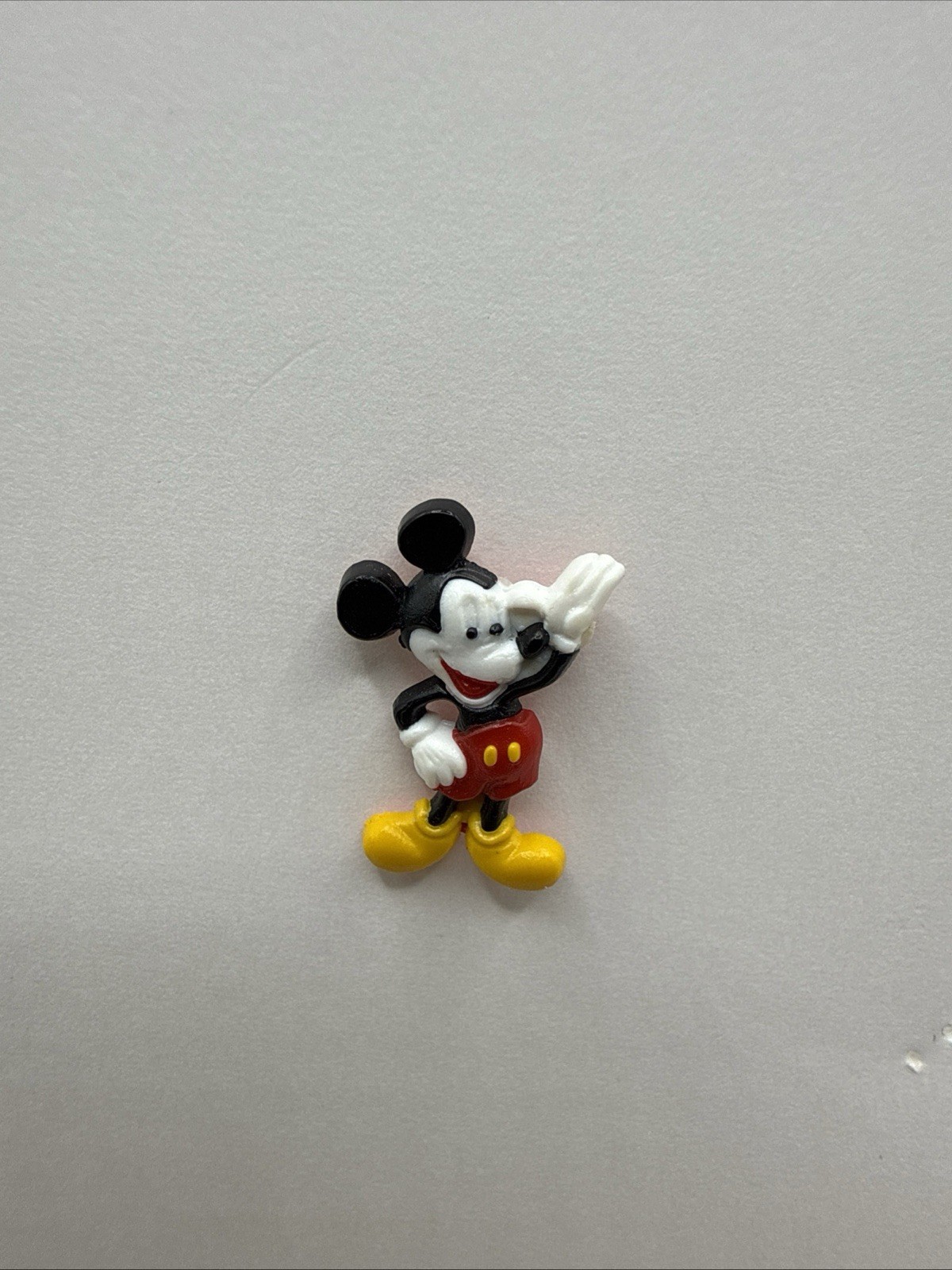 WDW - Miniature Celluloid or Plastic Series Mickey Mouse VINTAGE Disney Pin 3764