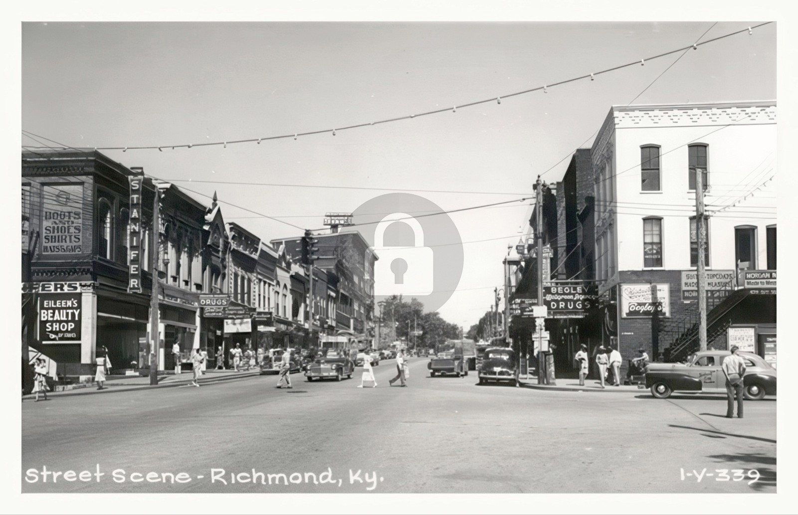 Richmond KY Downtown Street Scene w Shops RPPC Postcard COPY Richmond KY Downtown Street Scene w Shops RPPC Postcard COPY