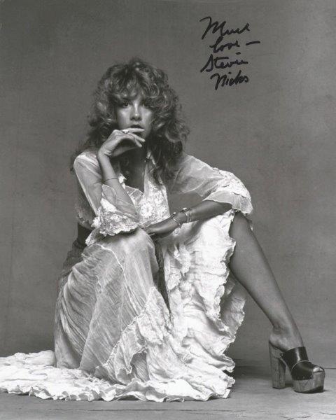 REPRINT - STEVIE NICKS PRINTED SIGNATURE / AUTOGRAPH REPRINT 8x10 Photo