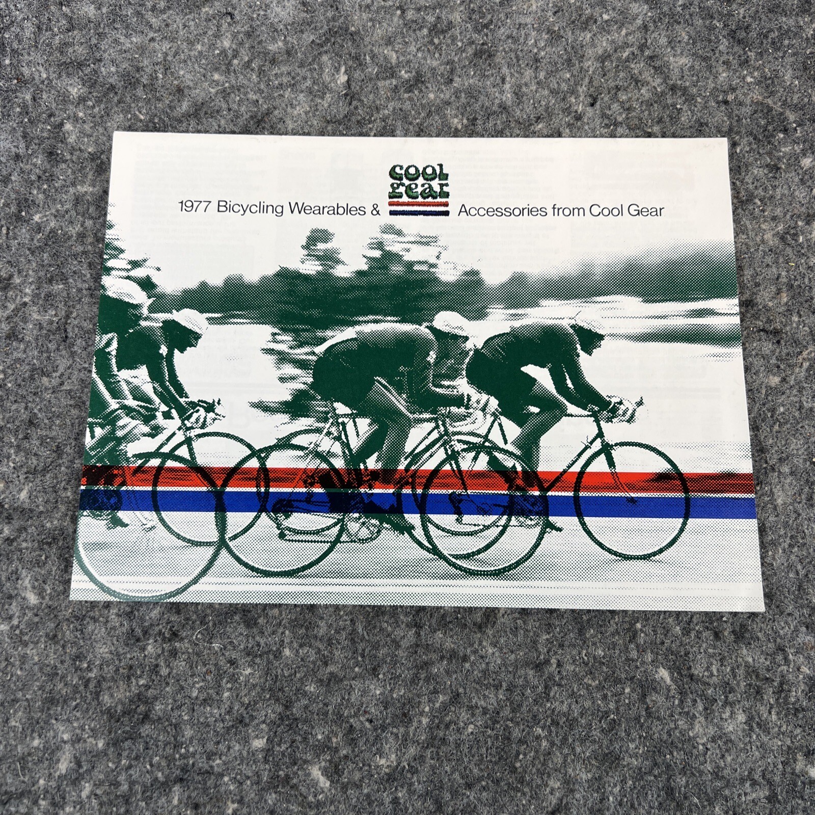 VTG 1977 Cool Gear Bike Bicycling Wearables & Accessories Brochure