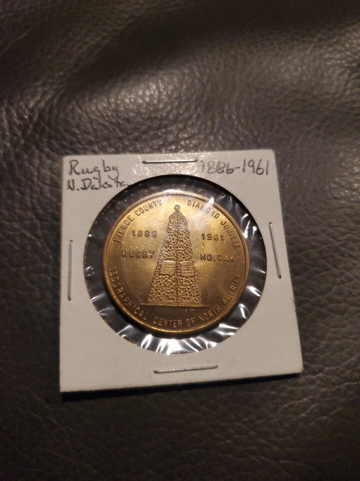 50 Cents Pierce County Diamond Jubilee Rugby North Dakota 1886-1961 50 Cents Pierce County Diamond Jubilee Rugby North Dakota 1886-1961