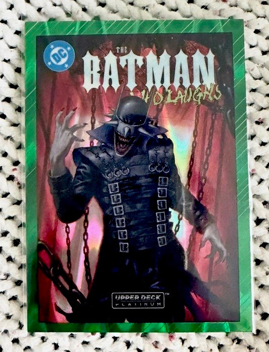 Upper Deck Platinum DC The Batman Who Laughs VC4 Cover Variant Green Wave /50