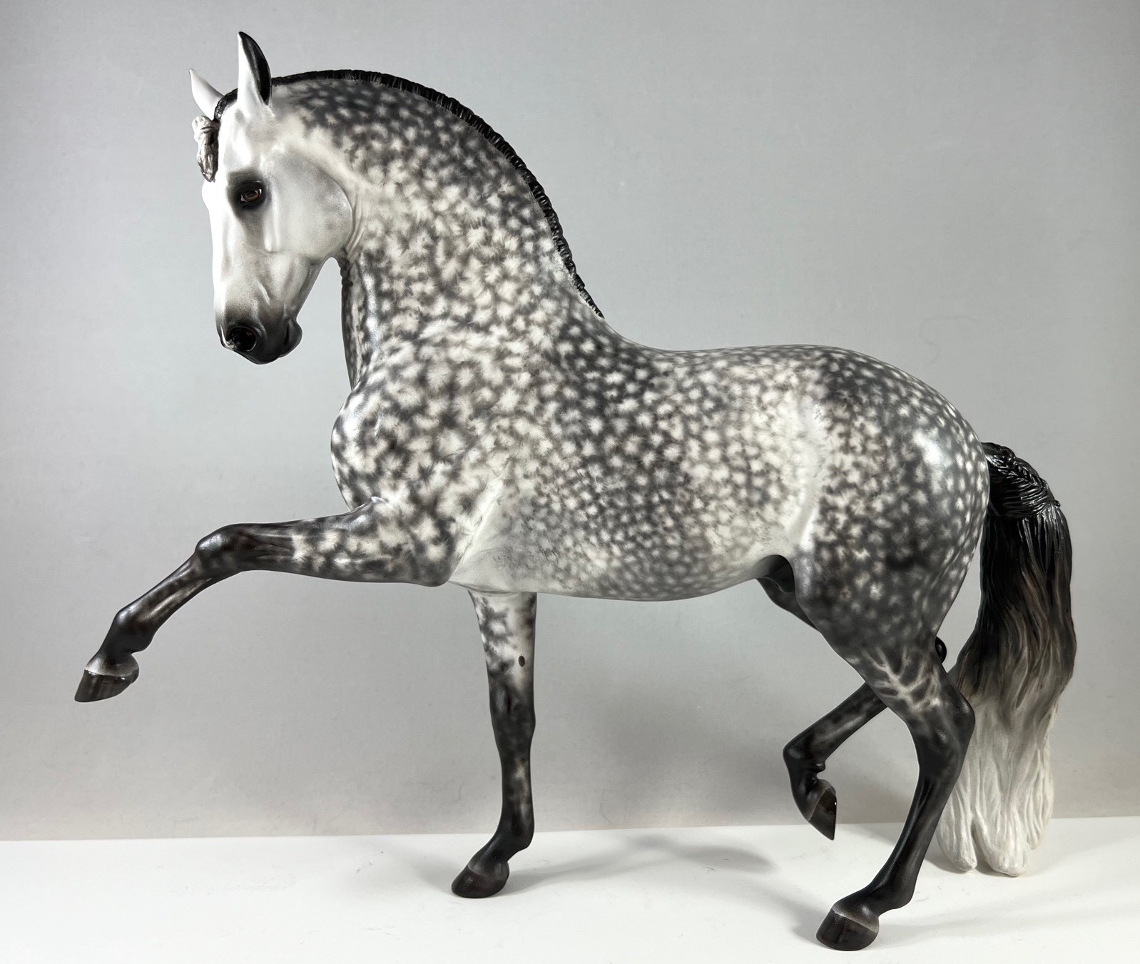 Custom Painted Customized Breyer,  Anamar Body, Star Dapple Grey
