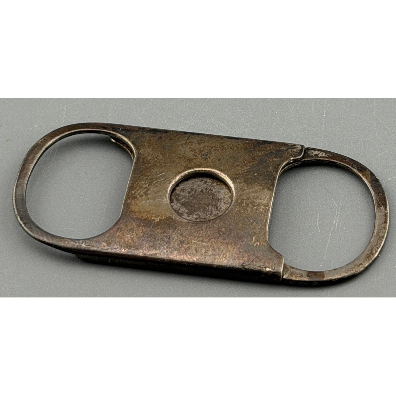 Antique Sterling Silver Guillotine Cigar Cigarette Cutter Patented Dec 9 1902