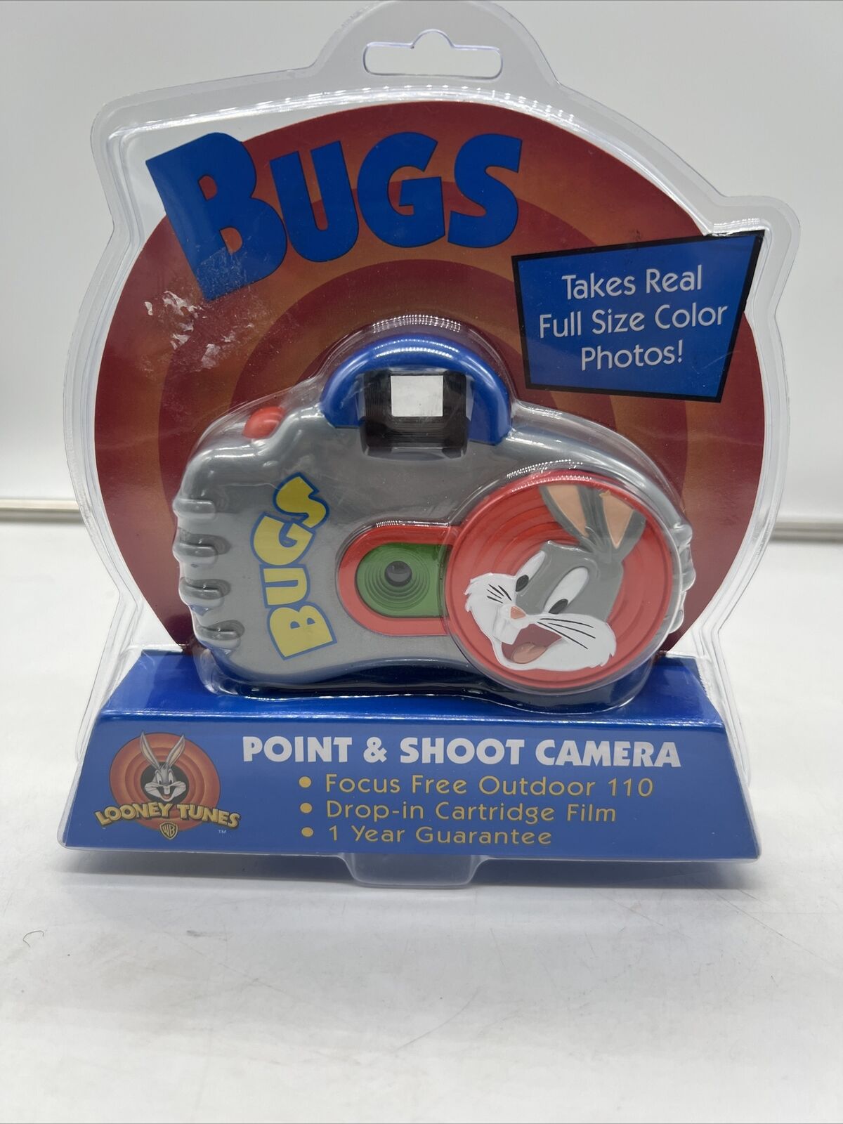 Vintage 1999 Looney Tunes Bugs Bunny 35mm Point & Shoot Camera NIP Sealed
