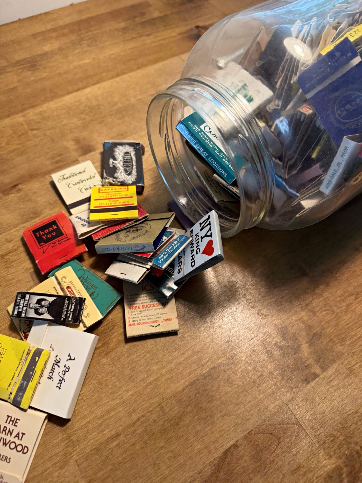 Vintage lot of Matchbooks over 75 pieces very old and cool  