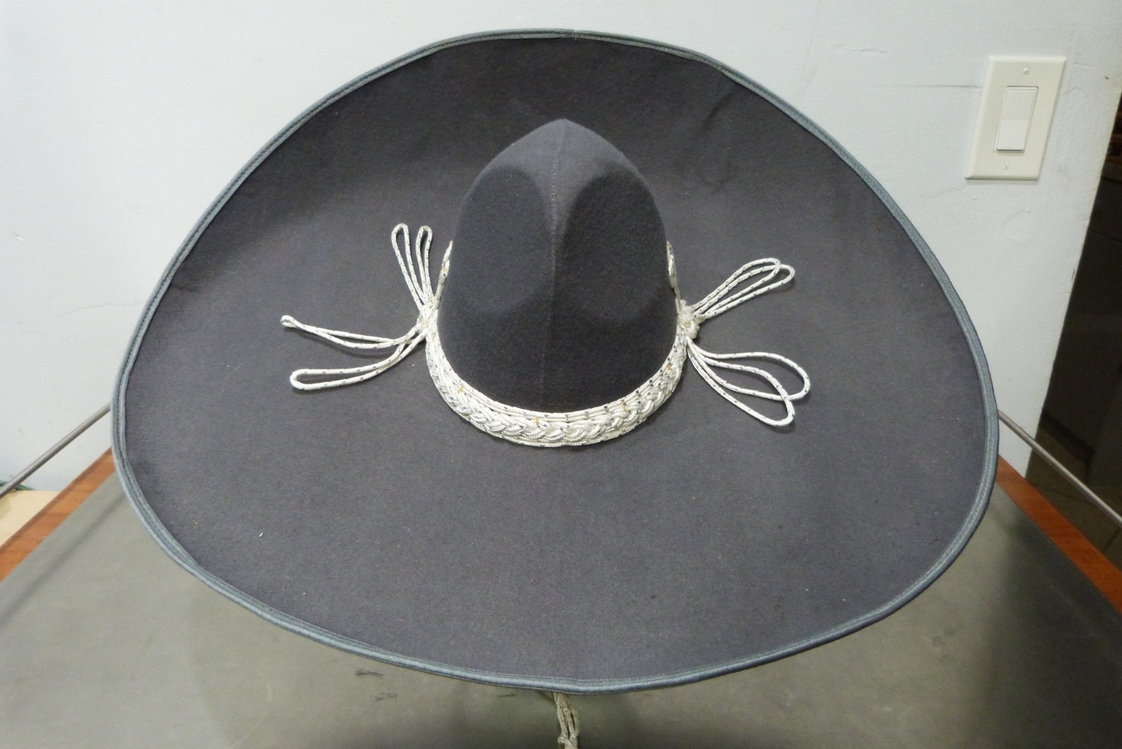 Sombrero Pigalle 5X Gray Made in Mexico XXXXX Sombrero de Charro Hat