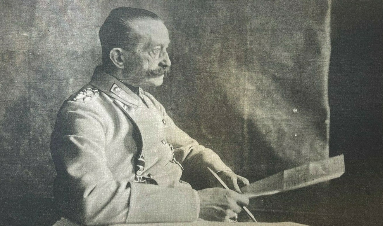 1915 Vintage Illustration General Von Bissing Military Governor of Belgium