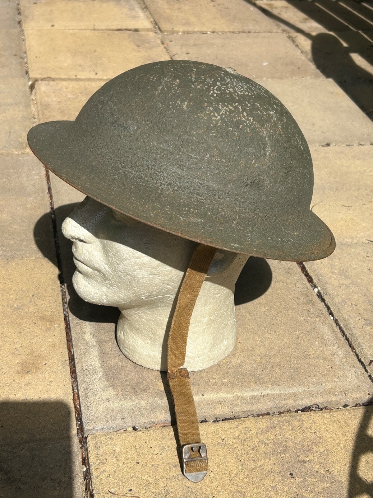 Original WW2 US M1917A1 Kelly Helmet