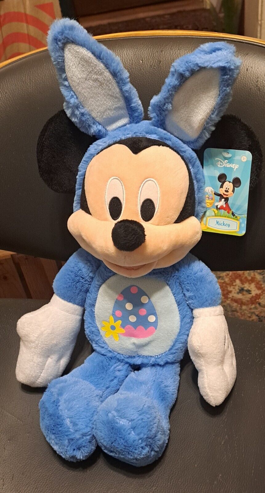 MICKEY EASTER BUNNY by just play for DISNEY NWT / FLOWER & POLKA-DOT EASTER EGG