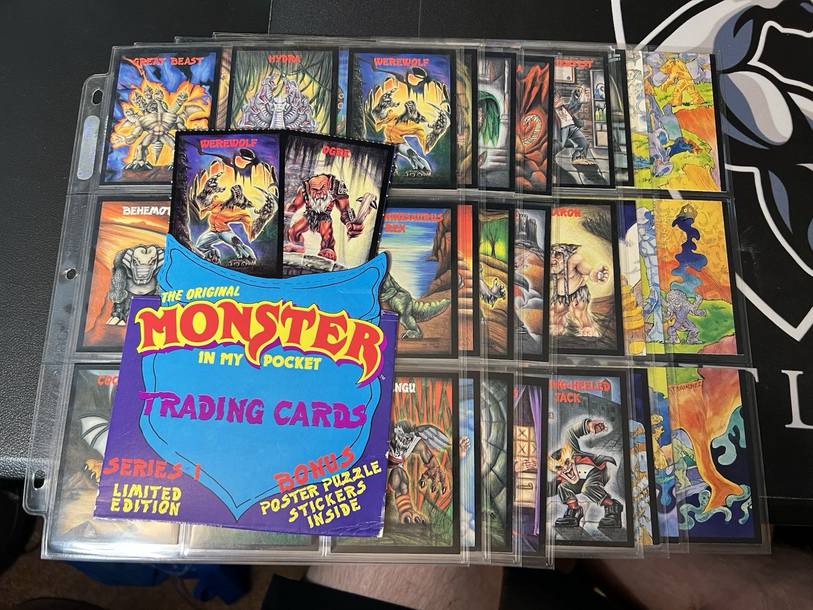 Monster In My Pocket 1991 Complete Base Card Set of 48 + all 24 of Sticker Set Monster In My Pocket 1991 Complete Base Card Set of 48 + all 24 of Sticker Set