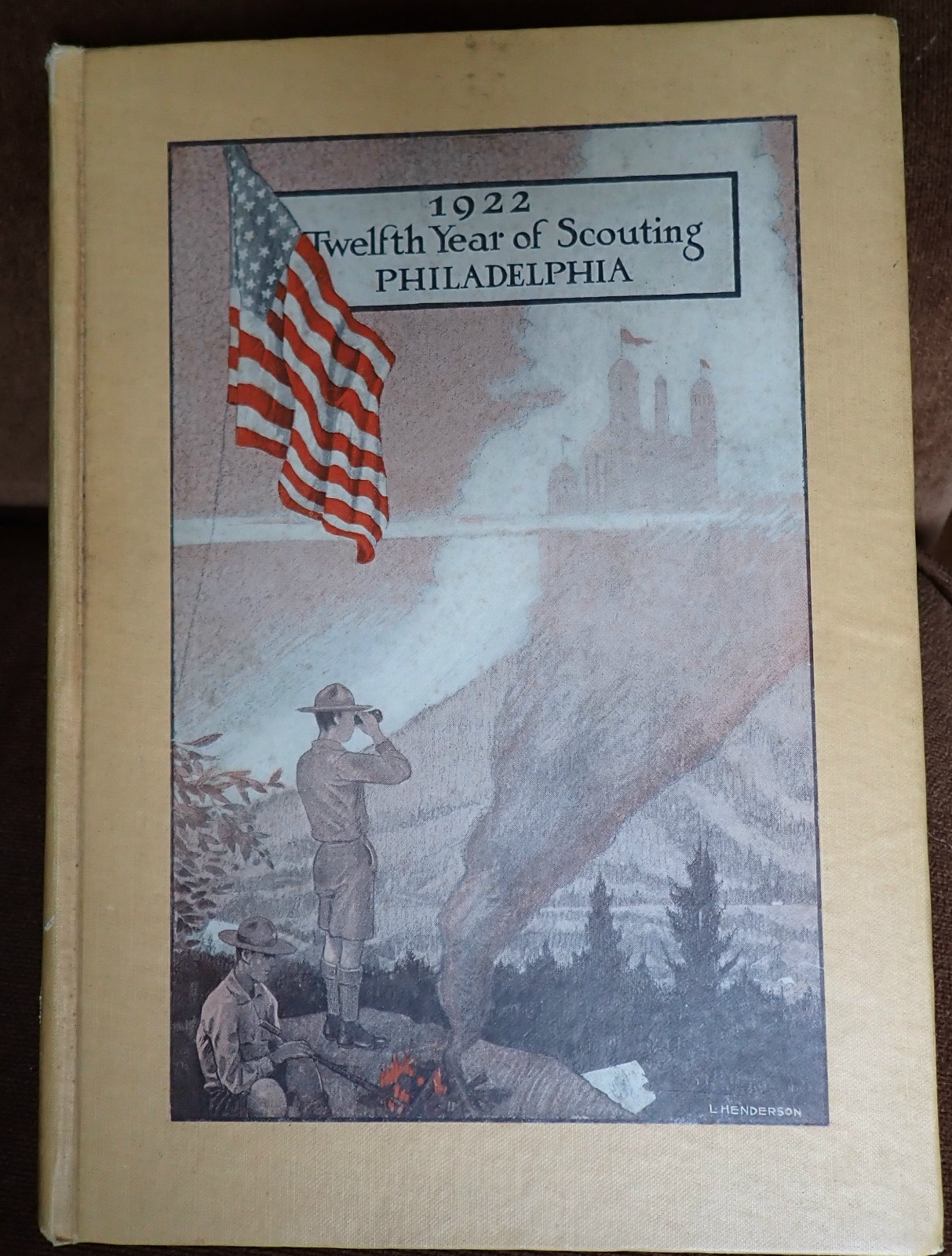 BSA Boy Scouts 1922 Annual Philadelphia Council Hardback Book