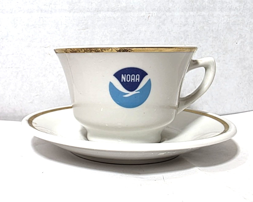 VTG NOAA National Oceanic Atmospheric Administration Tea Cup Mayer Beaver Falls