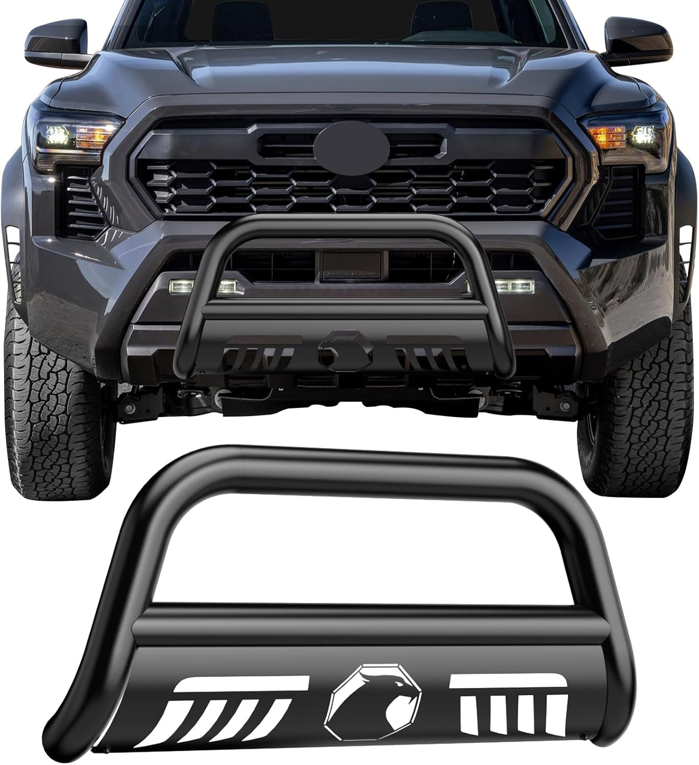 Bull Bar Front Bumper Guard Grille Brush for Toyota Tacoma 2024-2026 3 In