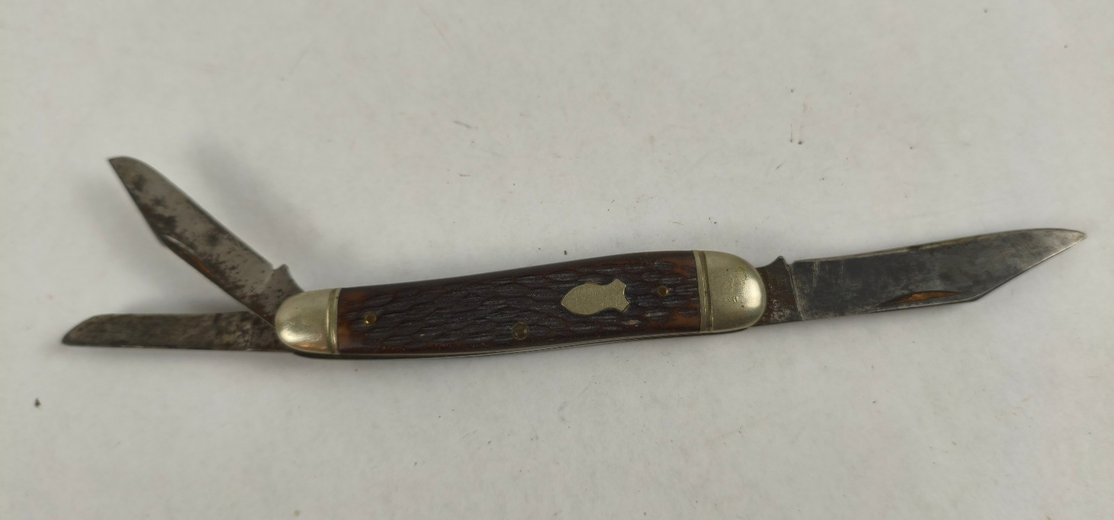 USED ROUGH - Vintage schrade walden 804 split-back whittler USED ROUGH - Vintage schrade walden 804 split-back whittler