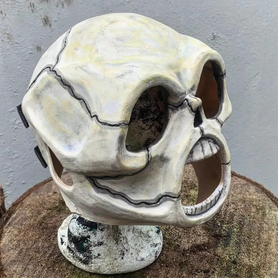 slipknot style iowa sid BONE skull mask rock metal halloween prop 1999