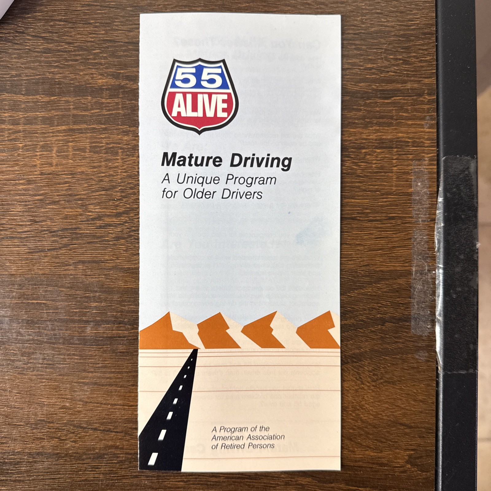 Vintage AARP 55 Alive Mature Driving Brochure Older Drivers Program Vintage AARP 55 Alive Mature Driving Brochure Older Drivers Program
