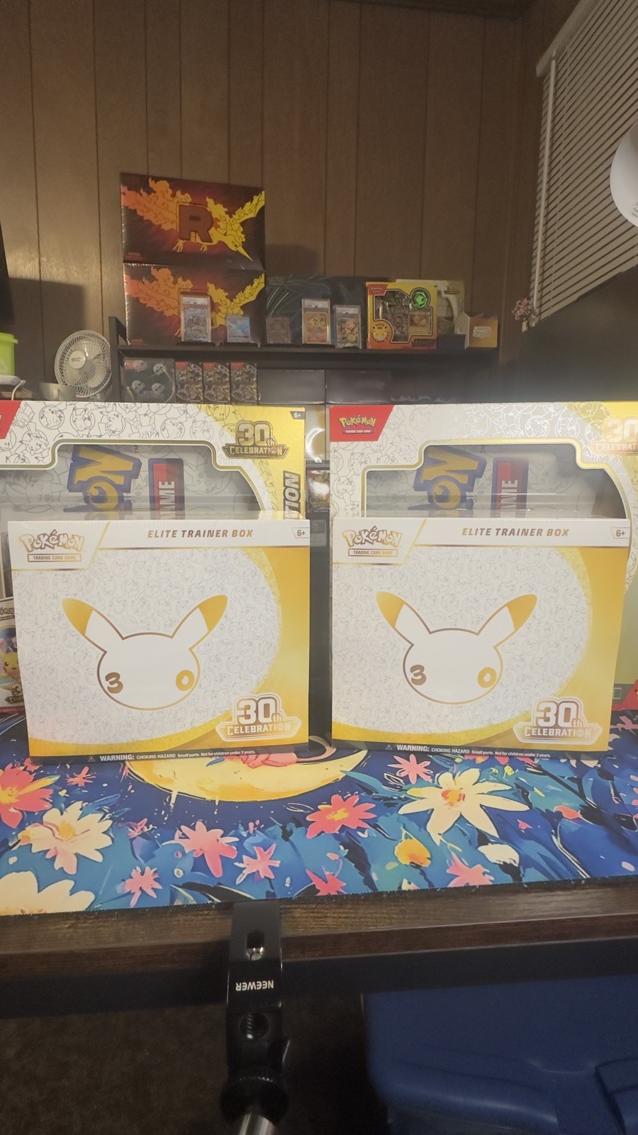 1 Pokémon 30th Celebration Anniversary ETB, and 1 Poster Collection Bundle