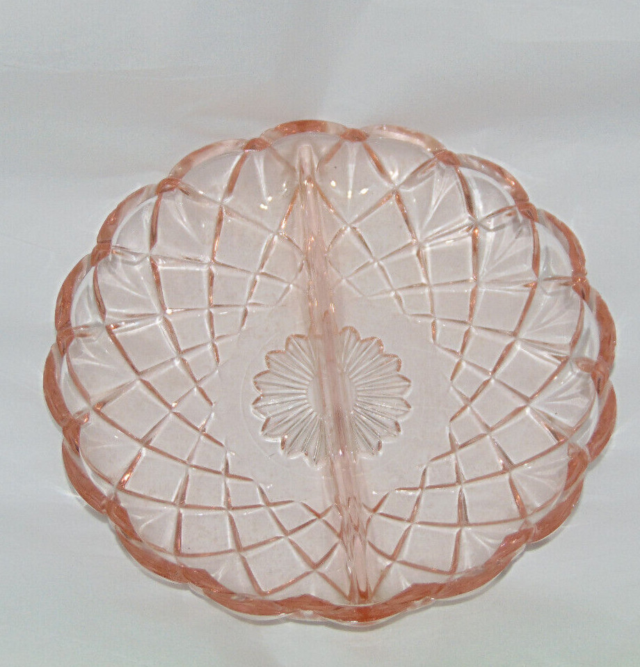 Vintage Pink DEPRESSION GLASS 6 Vintage Pink DEPRESSION GLASS 6