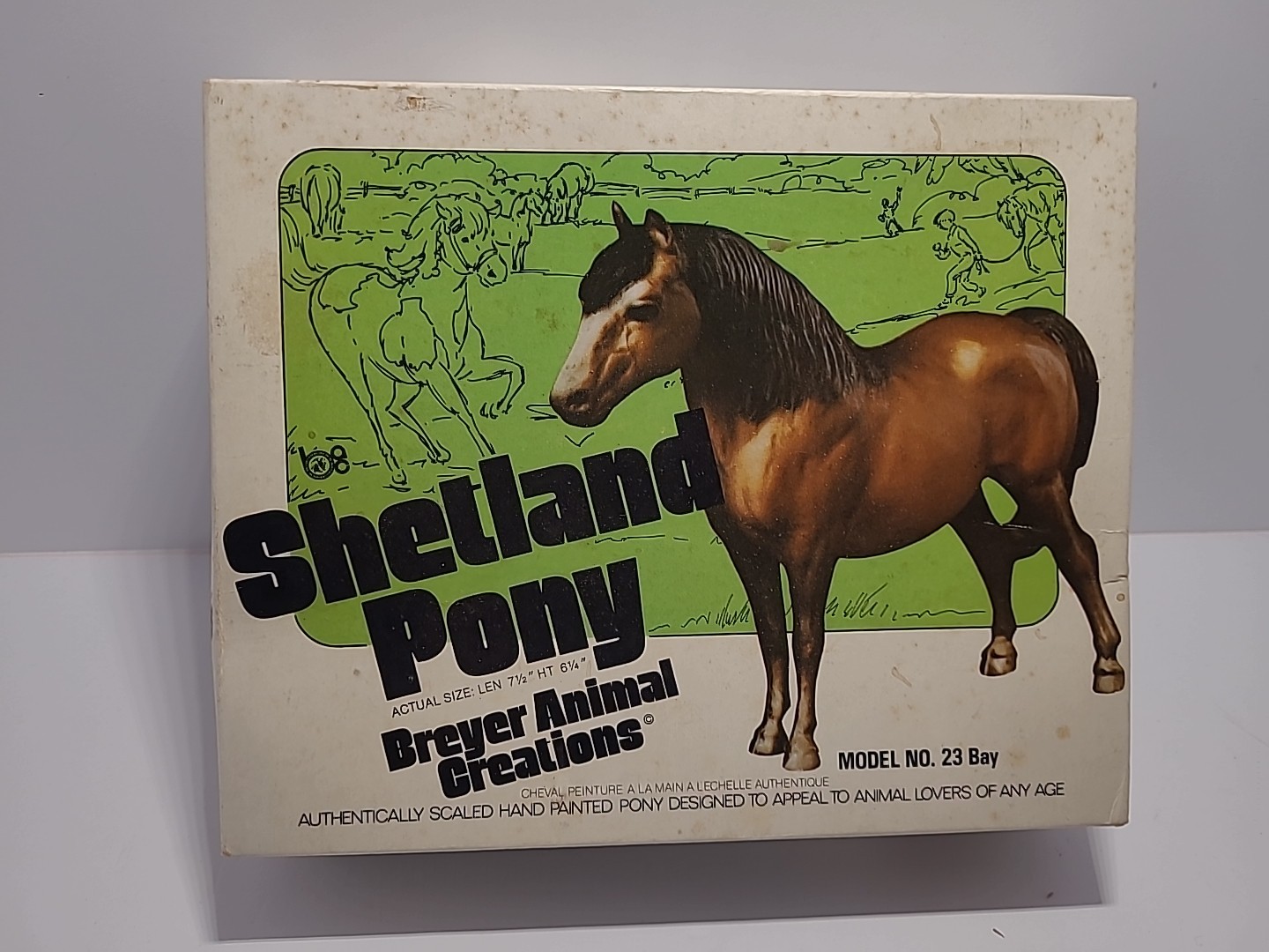 Vintage 1973-1988 Breyer Bay Shetland Pony #23
