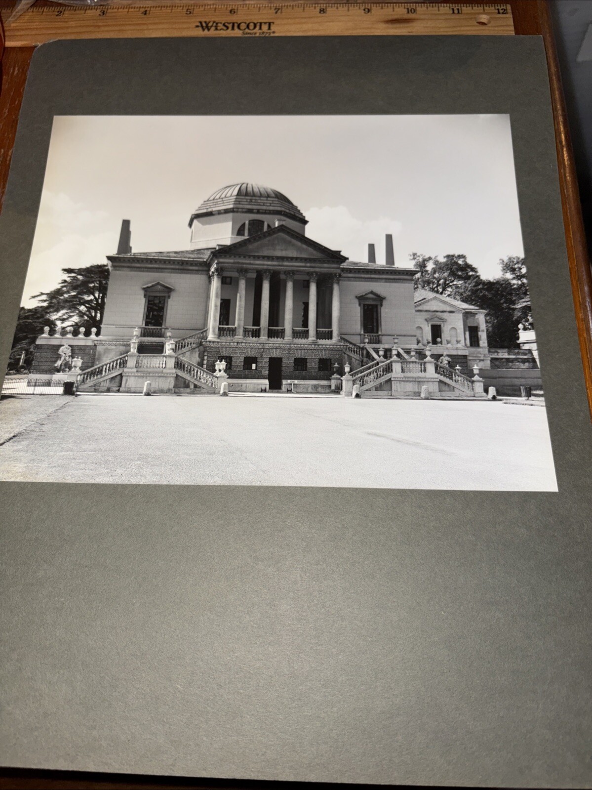 Antique Chiswick House London Mounted English Architecture Photo Lord Burlington