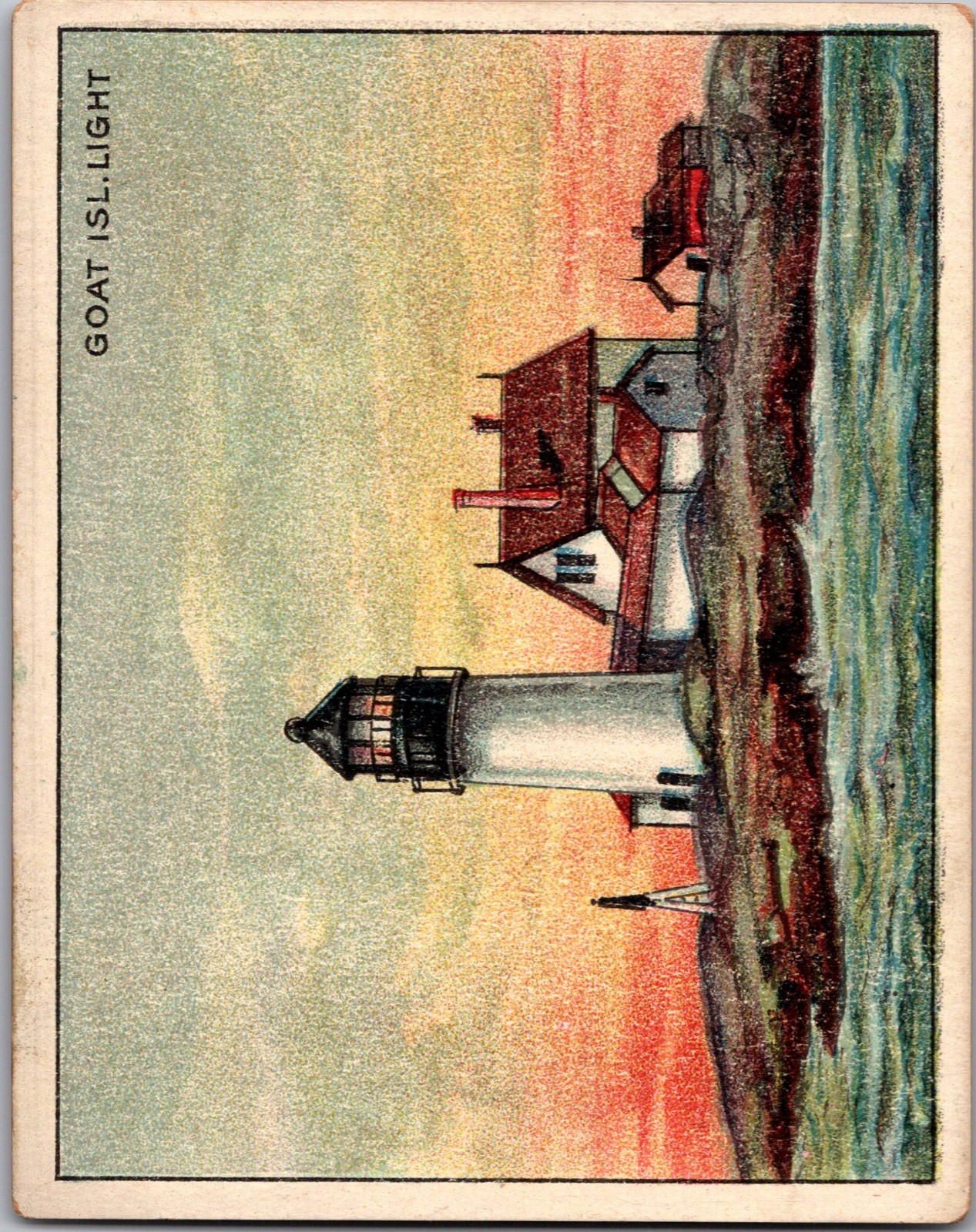 1911 T77 Hassan Cigarettes - Light House Series - Lot Of 9 Cards - 1911 T77
