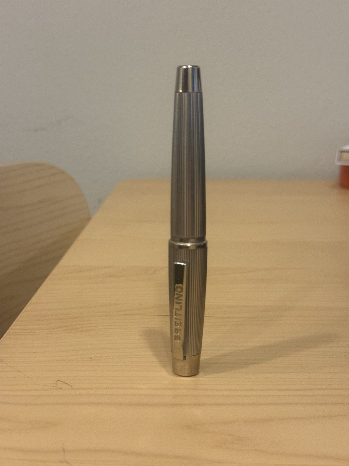 Breitling Ballpoint Pen Bentley Silver Stainless Steel