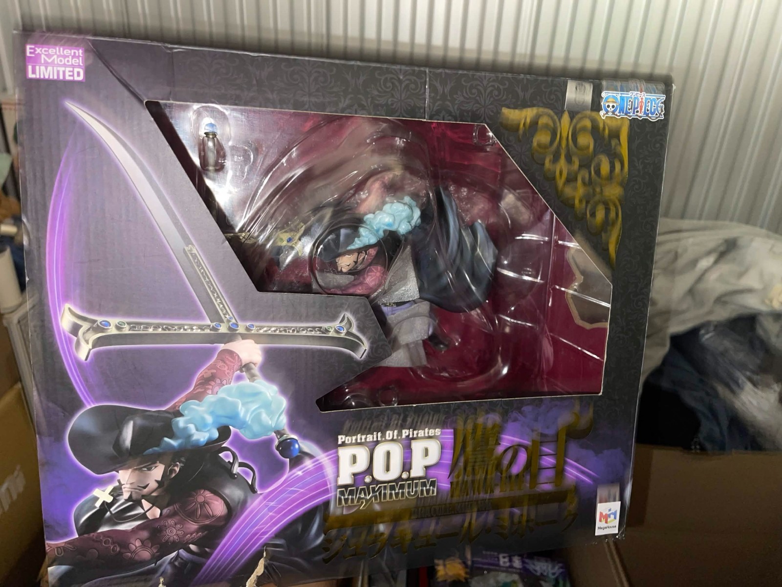 Portrait.Of.Pirates One Piece NEO-MAXIMUM Hawk Eyes Dracule Mihawk Figure Japan