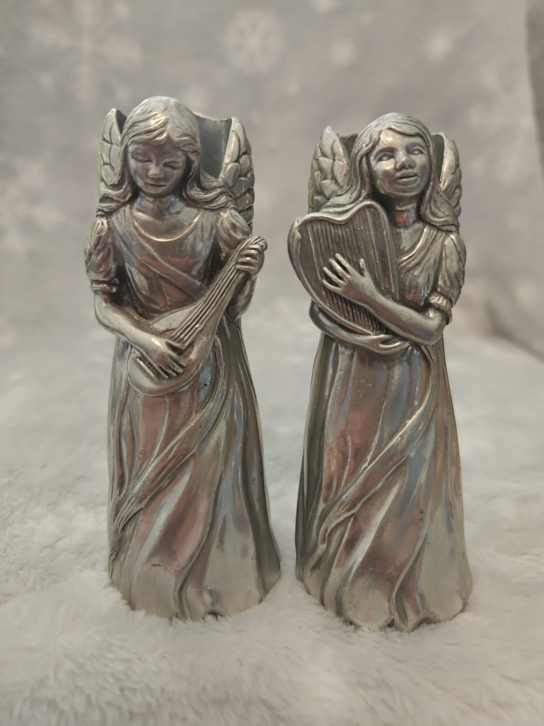 1988 Seagull Pewter Angels Playing Instruments 4\