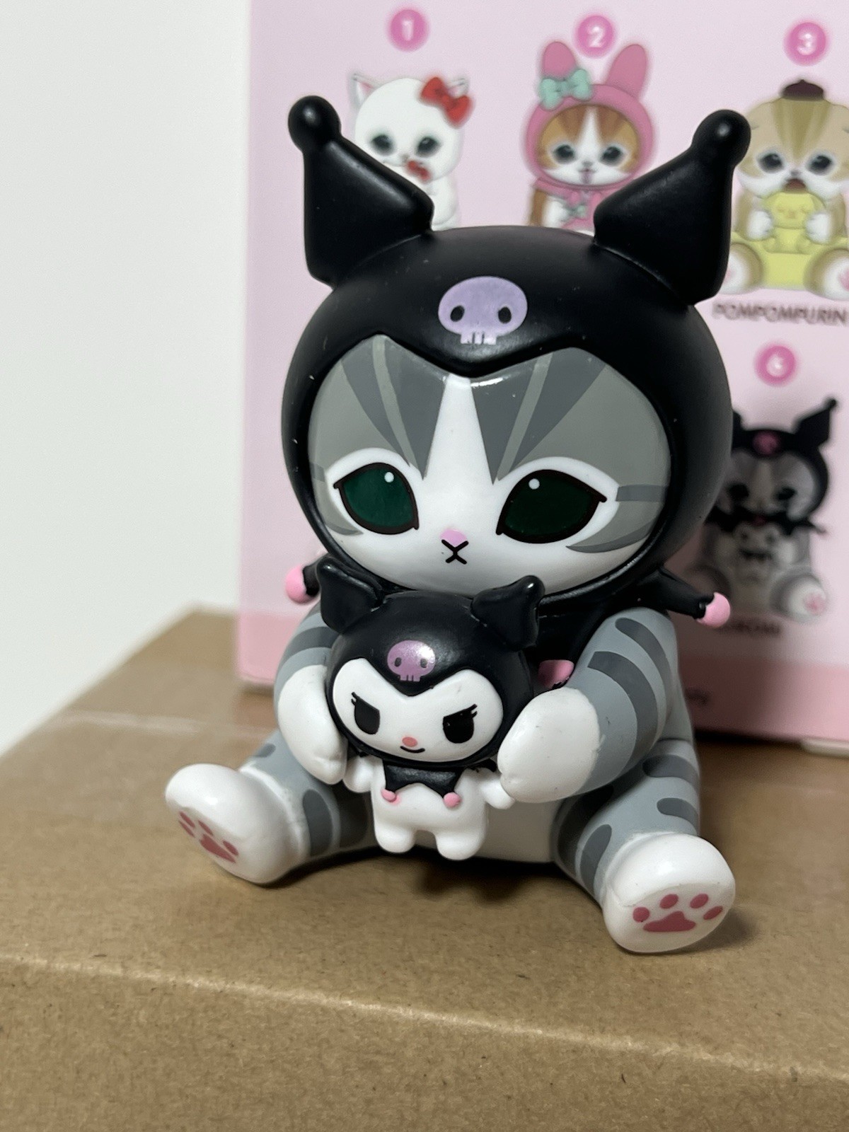 Mofusand x Sanrio Kuromi 2.5” Figure New
