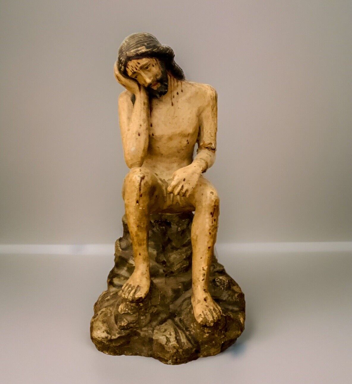 19th Century Jesus Christ of “Humility And Patience” On Terracota