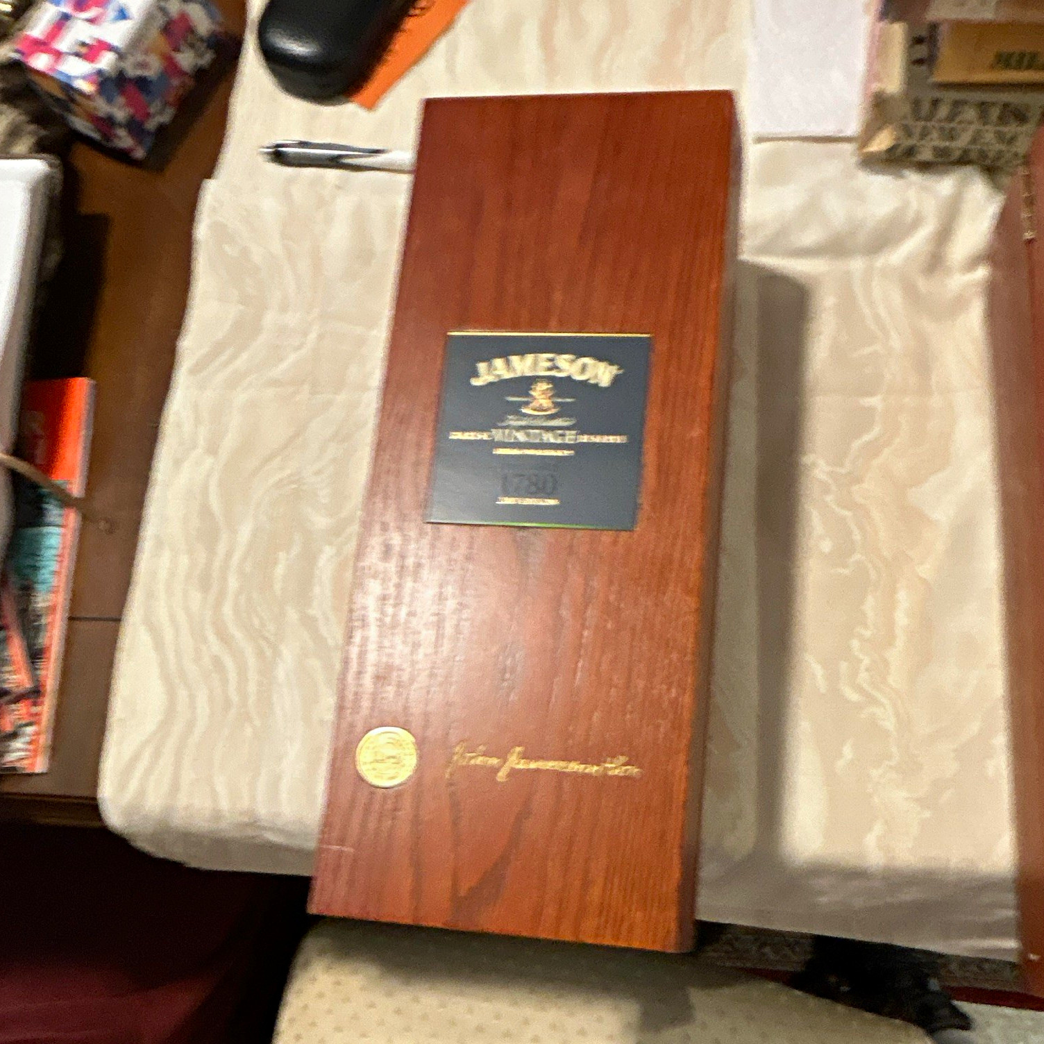 2 Jameson Rarest Vintage Reserve Irish Whisky Distillery Advertising Sign 2007
