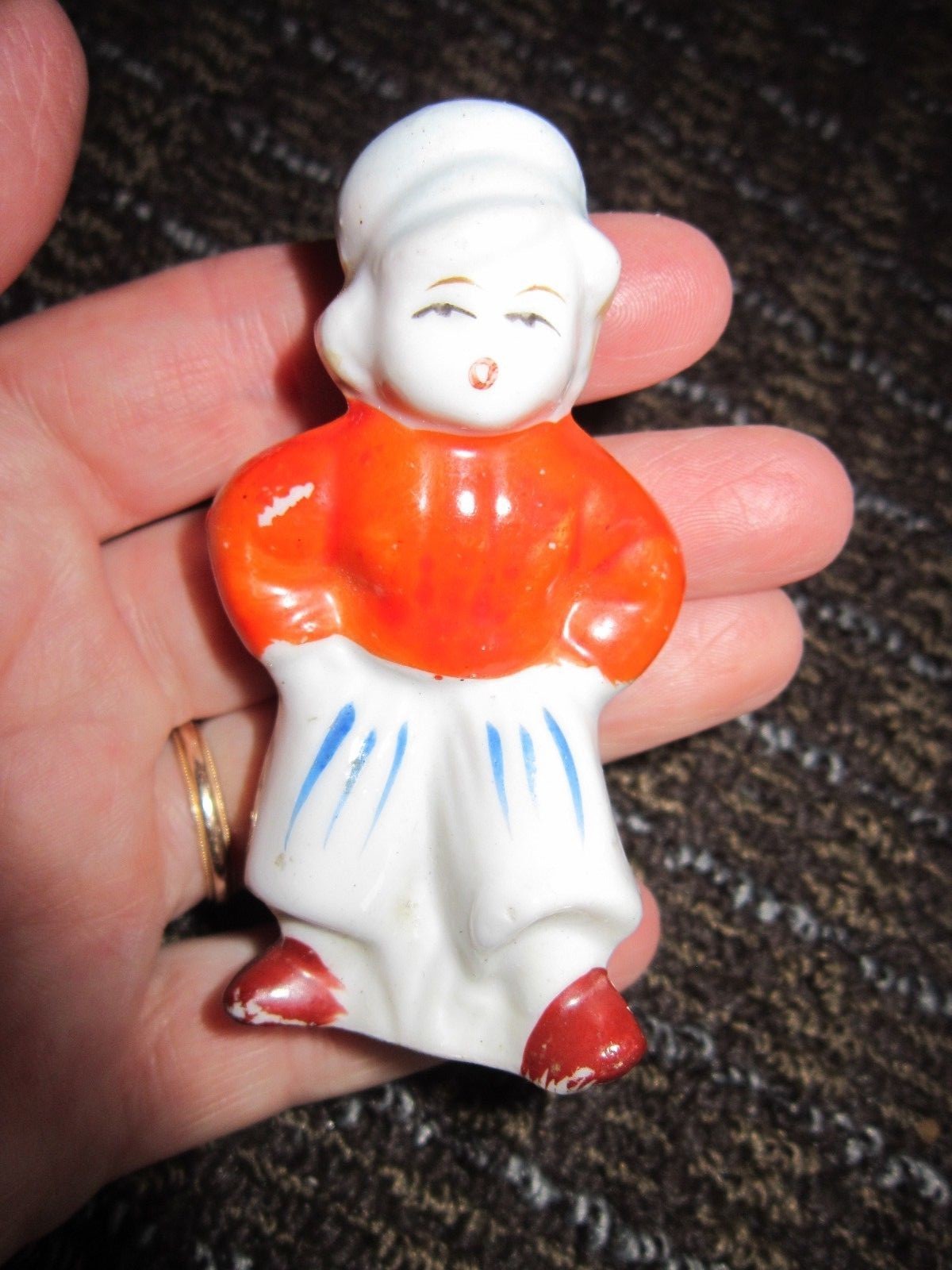 Little Dutch Boy Vintage Collectible Figurine Ceramic 2.5\